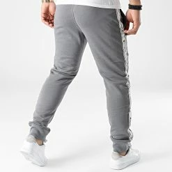 Pantalon Jogging A Bandes 217187 Gris de Champion -Champion Soldes champion 302051 217187 ES007 20220217T152415 04