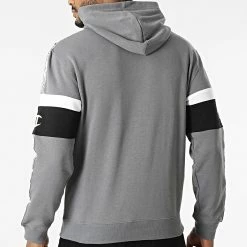Sweat Capuche Col Zippé A Bandes 217190 Gris de Champion 9 Sweat Capuche Col Zippé A Bandes 217190 Gris de Champion -Champion Soldes champion 302070 217190 ES007 20220210T134459 04