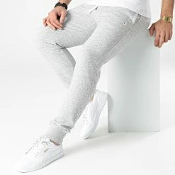 Pantalon Jogging 217422 Gris Chiné de Champion -Champion Soldes champion 302074 217422 EM021 20220217T152400 03