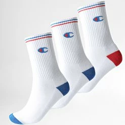 Lot De 3 Paires De Chaussettes U20013 Blanc de Champion