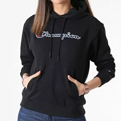Sweat Capuche Femme 114919 Noir de Champion