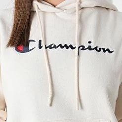 Sweat Capuche Femme 114919 Beige de Champion 7 Sweat Capuche Femme 114919 Beige de Champion -Champion Soldes champion 302366 114919 YS015 20220223T151543 02