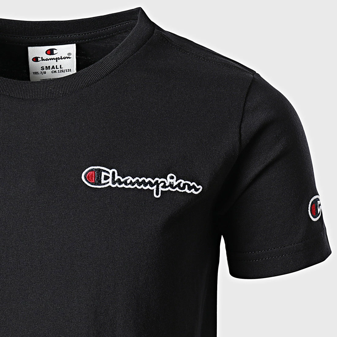 Tee Shirt Enfant 305955 Noir de Champion 4 Tee Shirt Enfant 305955 Noir de Champion – Image 2