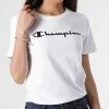 Tee Shirt Femme 114911 Blanc de Champion