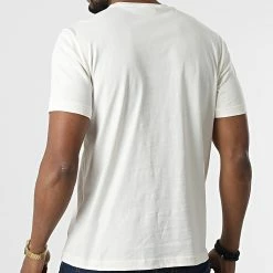 Tee Shirt 217172 Beige de Champion -Champion Soldes champion 303452 217172 YS084 20220216T150121 04