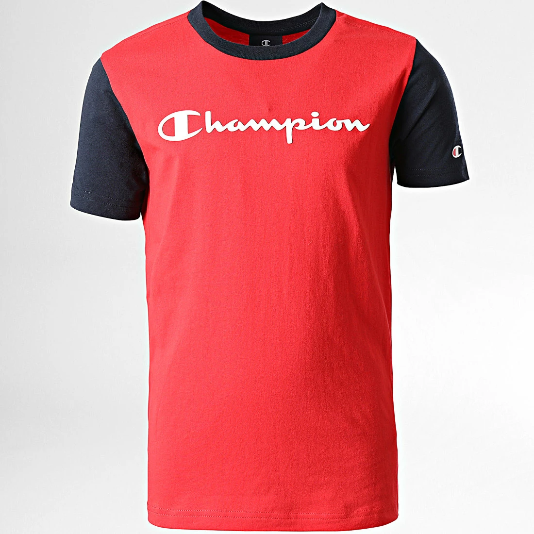 Tee Shirt Enfant 305909 Rouge Bleu Marine de Champion 3 Tee Shirt Enfant 305909 Rouge Bleu Marine de Champion