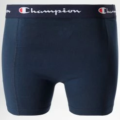 Lot De 2 Boxers U20001 Bleu Clair Bleu Marine de Champion -Champion Soldes champion 304451 U20001 BS036 20220228T145224 04