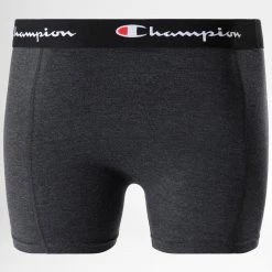 Lot De 4 Boxers U20002 Gris Anthracite Chiné de Champion 7 Lot De 4 Boxers U20002 Gris Anthracite Chiné de Champion -Champion Soldes champion 304457 U20002 EM501 20220228T145331 03