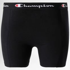 Lot De 4 Boxers U20002 Noir de Champion -Champion Soldes champion 304459 U20002 KK001 20220228T145343 03