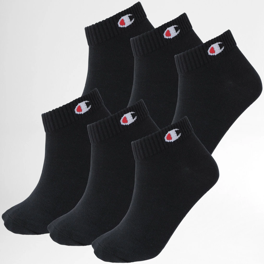 Lot De 6 Paires De Chaussettes U20006 Noir de Champion 3 Lot De 6 Paires De Chaussettes U20006 Noir de Champion