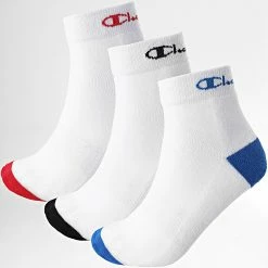 Lot De 3 Paires De Chaussettes U20014 Blanc de Champion