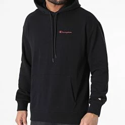 Sweat Capuche 217258 Noir de Champion -Champion Soldes champion 304498 217258 KK001 20220222T163801 04