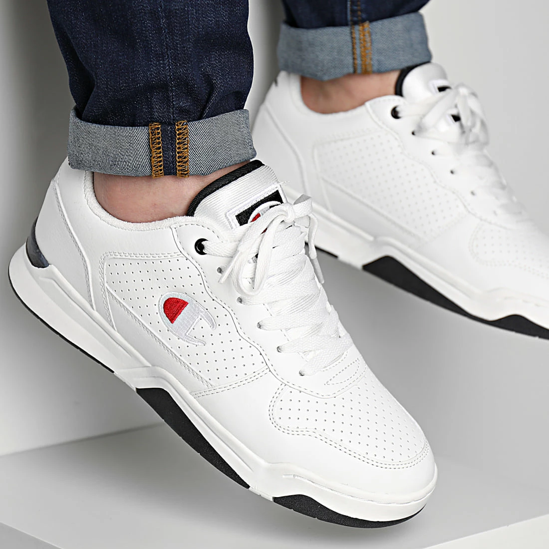 Baskets Chicago Heritage S21678 White Black de Champion 3 Baskets Chicago Heritage S21678 White Black de Champion