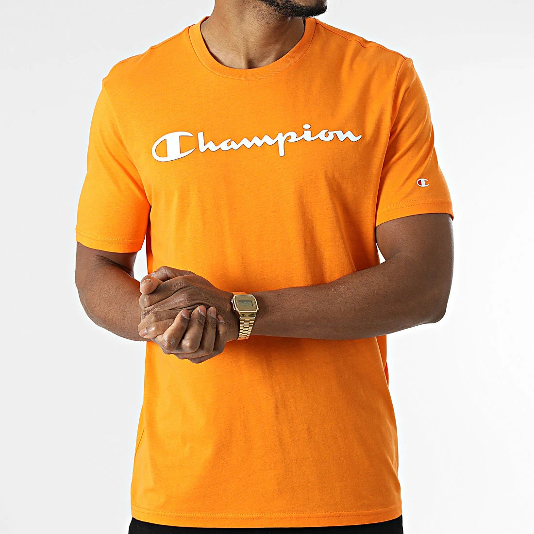 Tee Shirt 217146 Orange de Champion 5 Tee Shirt 217146 Orange de Champion – Image 3