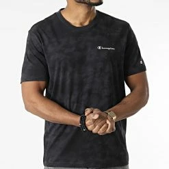 Tee Shirt 217257 Noir de Champion -Champion Soldes champion 306182 217257 EL502 20220225T140813 03