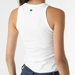 Débardeur Femme 114888 Blanc de Champion 8 Débardeur Femme 114888 Blanc de Champion -Champion Soldes champion 306885 114888 WW001 20220325T134054 04