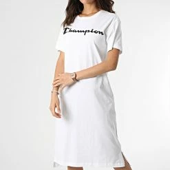 Robe Tee Shirt Femme Oversize 114890 Blanc de Champion