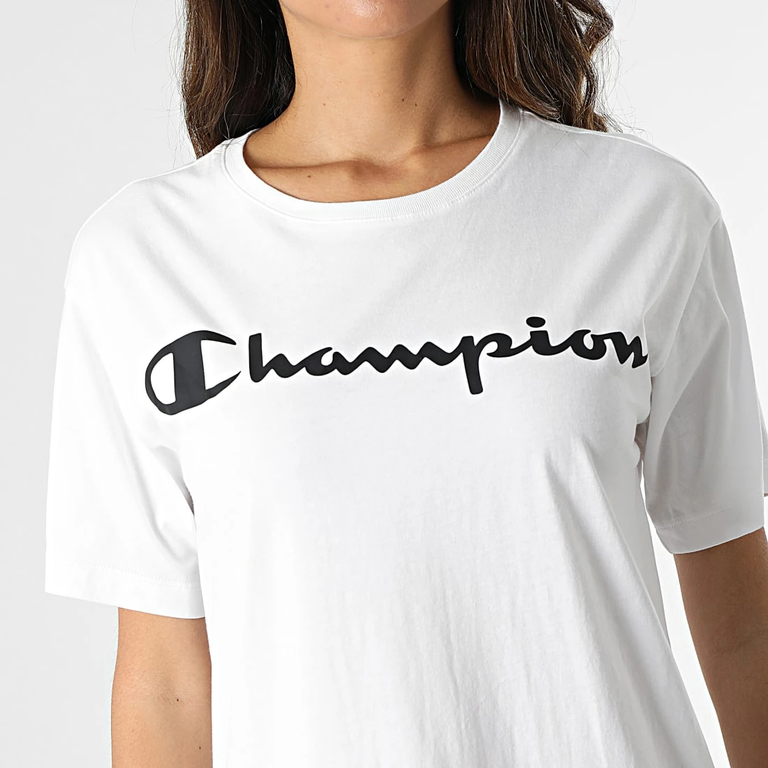 Robe Tee Shirt Femme Oversize 114890 Blanc de Champion 3 Robe Tee Shirt Femme Oversize 114890 Blanc de Champion – Image 2