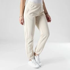 Pantalon Jogging Femme 114925 Beige de Champion 8 Pantalon Jogging Femme 114925 Beige de Champion -Champion Soldes champion 306913 114925 YS015 20220309T152641 03