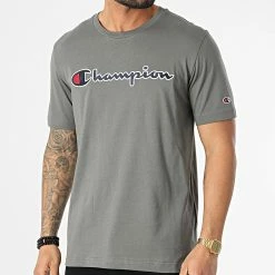 Tee Shirt 217814 Gris Anthracite de Champion