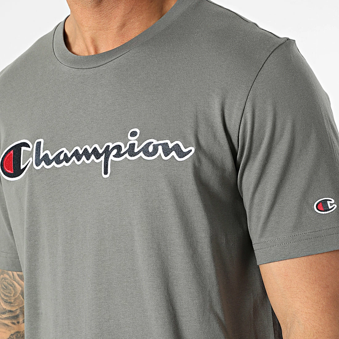 Tee Shirt 217814 Gris Anthracite de Champion 4 Tee Shirt 217814 Gris Anthracite de Champion – Image 2