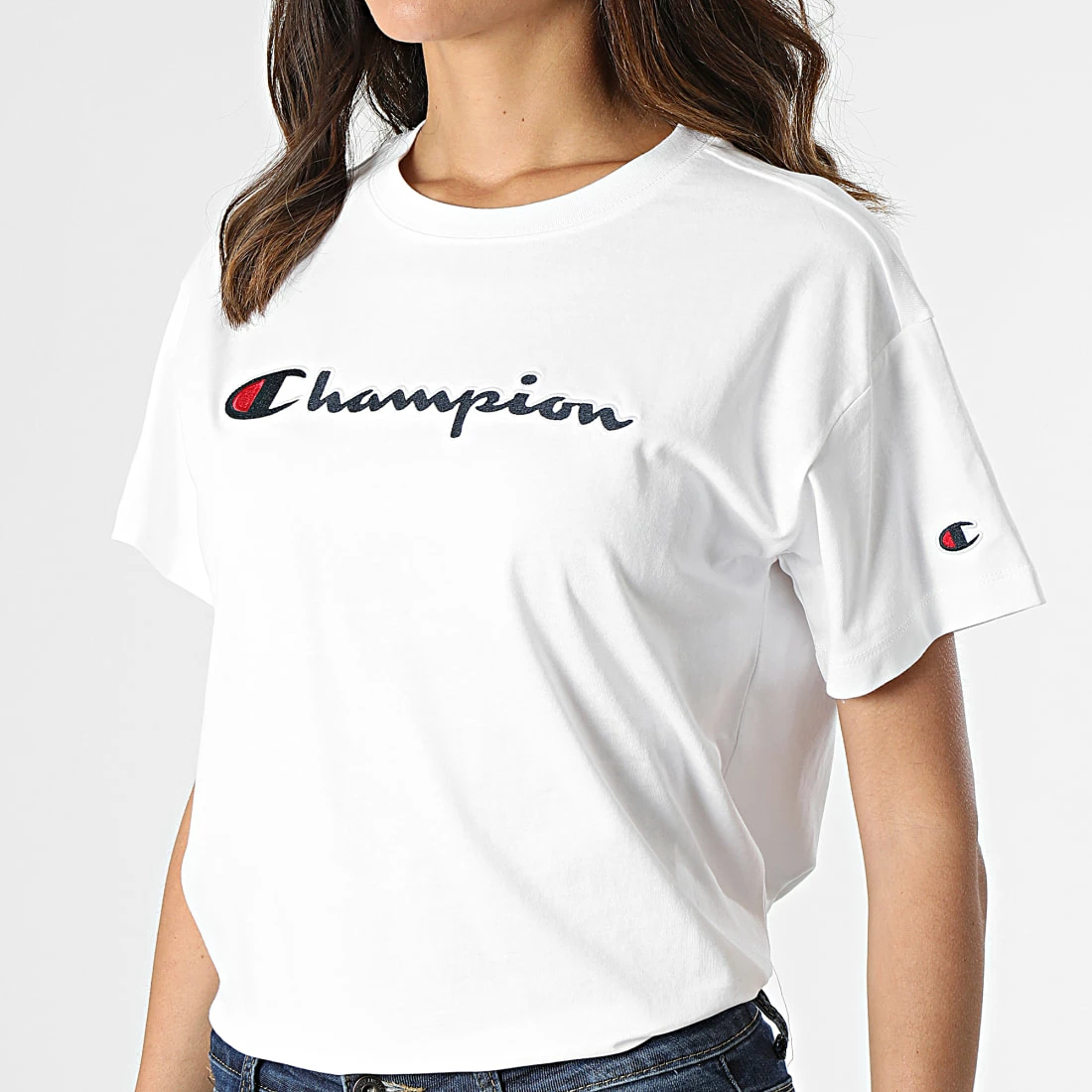 Tee Shirt Femme 115351 Blanc de Champion 3 Tee Shirt Femme 115351 Blanc de Champion