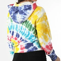 Sweat Capuche Femme 114858 Jaune Multi de Champion -Champion Soldes champion 307089 114983 WL002 20220308T160047 04