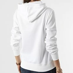 Sweat Capuche Femme 114858 Blanc de Champion 9 Sweat Capuche Femme 114858 Blanc de Champion -Champion Soldes champion 307099 114858 WW001 20220329T160223 04
