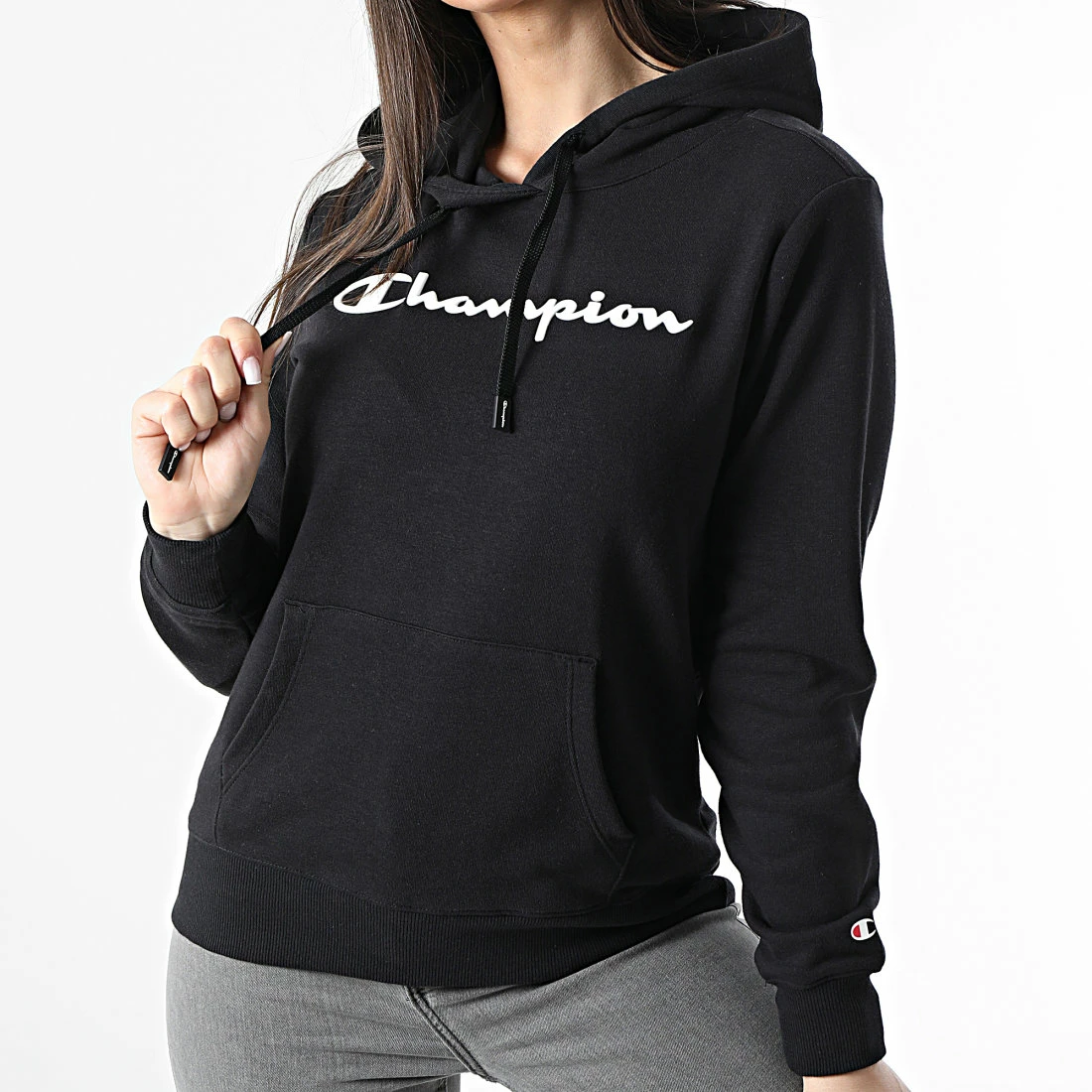 Sweat Capuche Femme 114858 Noir de Champion 3 Sweat Capuche Femme 114858 Noir de Champion