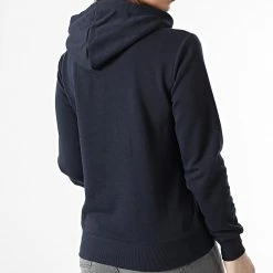 Sweat Capuche Femme 114858 Bleu Marine de Champion -Champion Soldes champion 307129 114858 BS501 20220309T150018 04