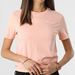 Tee Shirt Femme 114912 Corail de Champion