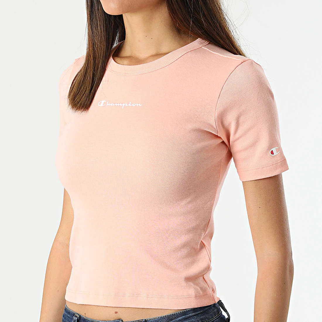 Tee Shirt Femme 114915 Corail de Champion 5 Tee Shirt Femme 114915 Corail de Champion – Image 3