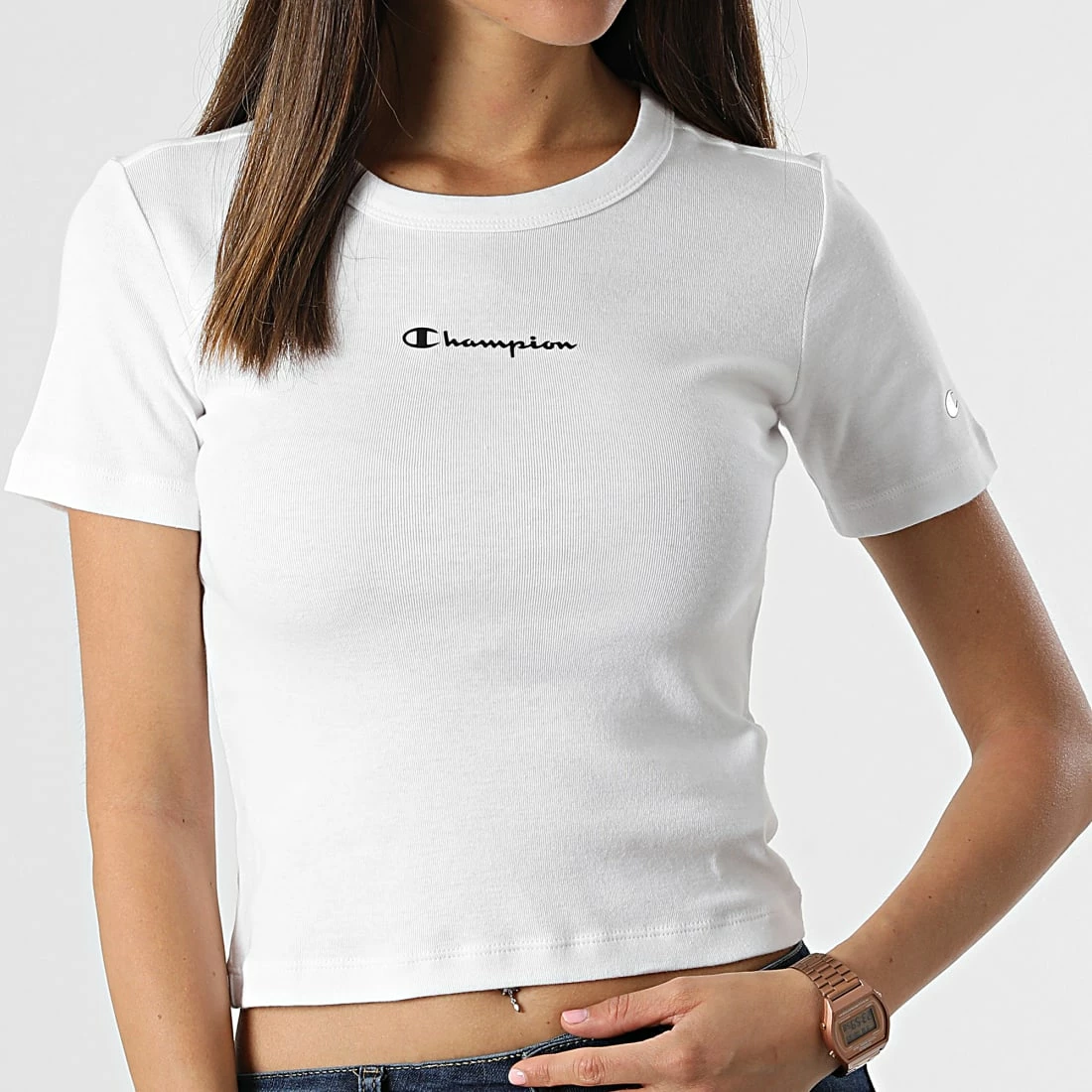 Tee Shirt Femme 114915 Blanc de Champion 3 Tee Shirt Femme 114915 Blanc de Champion