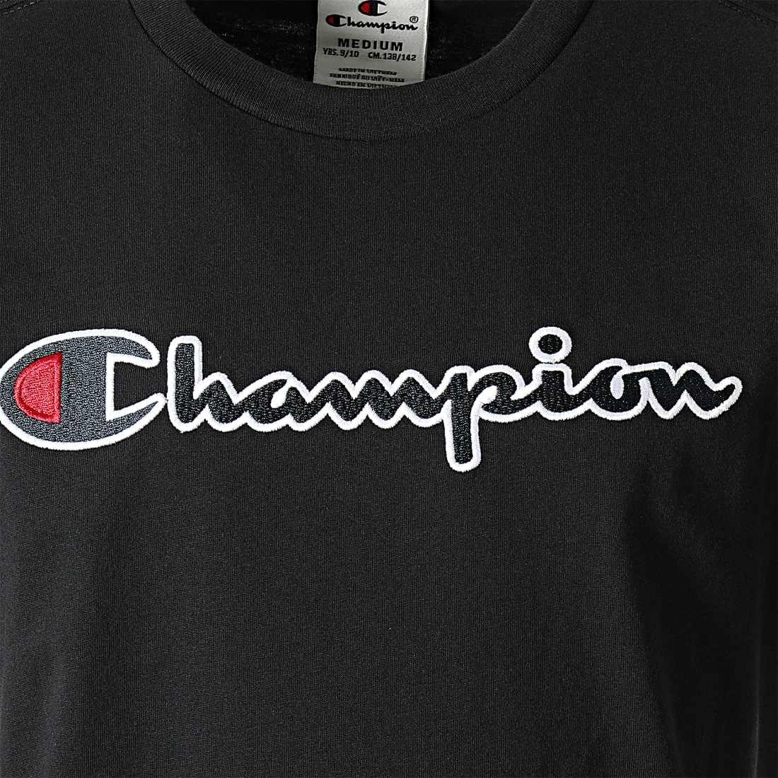Tee Shirt Enfant 305954 Noir de Champion 4 Tee Shirt Enfant 305954 Noir de Champion – Image 2