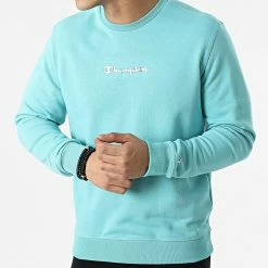 Sweat Crewneck 217216 Bleu Clair de Champion -Champion Soldes champion 308915 217216 BS148 20220408T121008 03