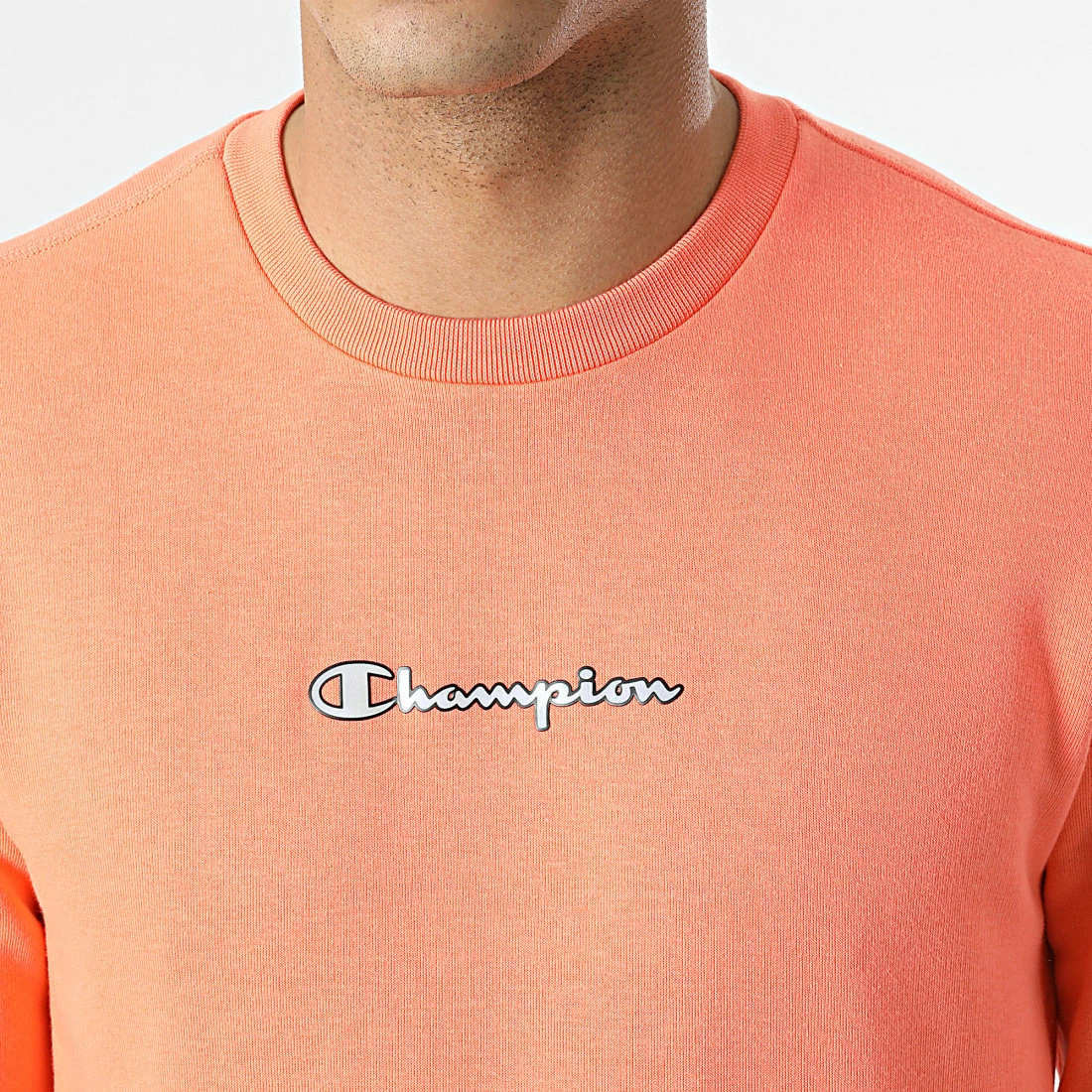 Sweat Crewneck 217216 Orange de Champion 4 Sweat Crewneck 217216 Orange de Champion – Image 2