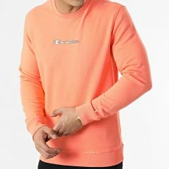 Sweat Crewneck 217216 Orange de Champion 8 Sweat Crewneck 217216 Orange de Champion -Champion Soldes champion 308918 217216 PS165 20220408T121029 03
