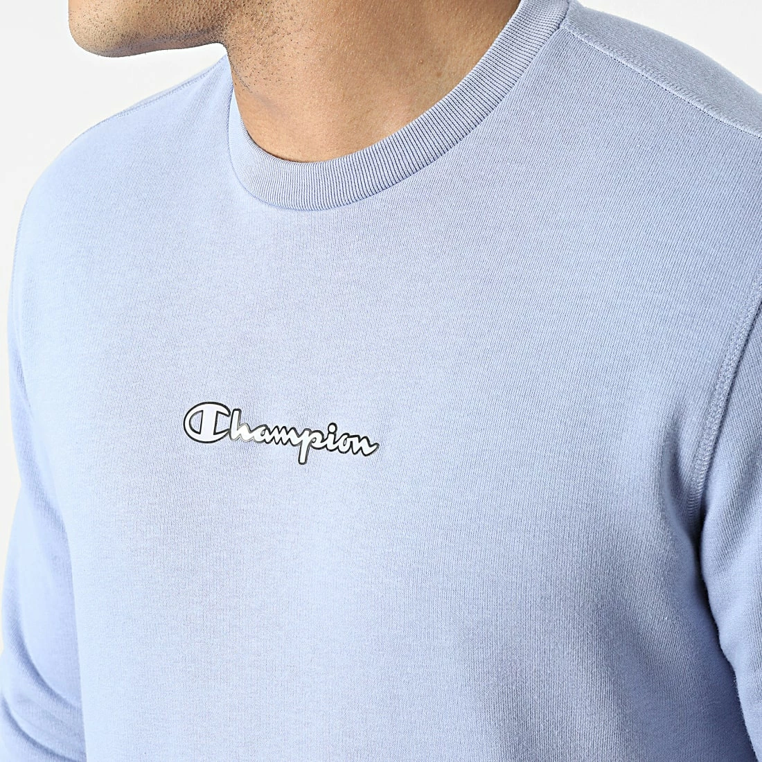 Sweat Crewneck 217216 Bleu Clair de Champion 4 Sweat Crewneck 217216 Bleu Clair de Champion – Image 2