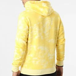 Sweat Capuche Tie Dye 217255 Jaune de Champion -Champion Soldes champion 308941 217255 YL028 20220408T121136 04