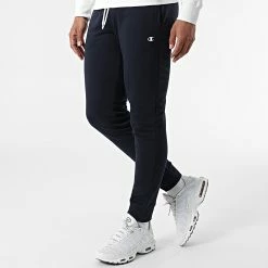 Ensemble de Survetement Tricolore 217413 Bleu Marine Blanc de Champion 10 Ensemble de Survetement Tricolore 217413 Bleu Marine Blanc de Champion -Champion Soldes champion 308943 217413 WW001 20220316T092736 04