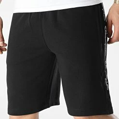 Short Jogging A Bandes 217431 Noir de Champion