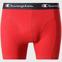 Lot De 2 Boxers U20001 Bleu Marine Rouge de Champion -Champion Soldes champion 309579 U20001 BS517 20220323T134832 03