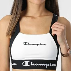 Brassière Femme 115025 Blanc Noir de Champion