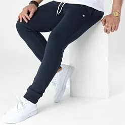 Pantalon Jogging 217422 Bleu Marine de Champion 8 Pantalon Jogging 217422 Bleu Marine de Champion -Champion Soldes champion 312303 217422 BS501 20220408T160657 03