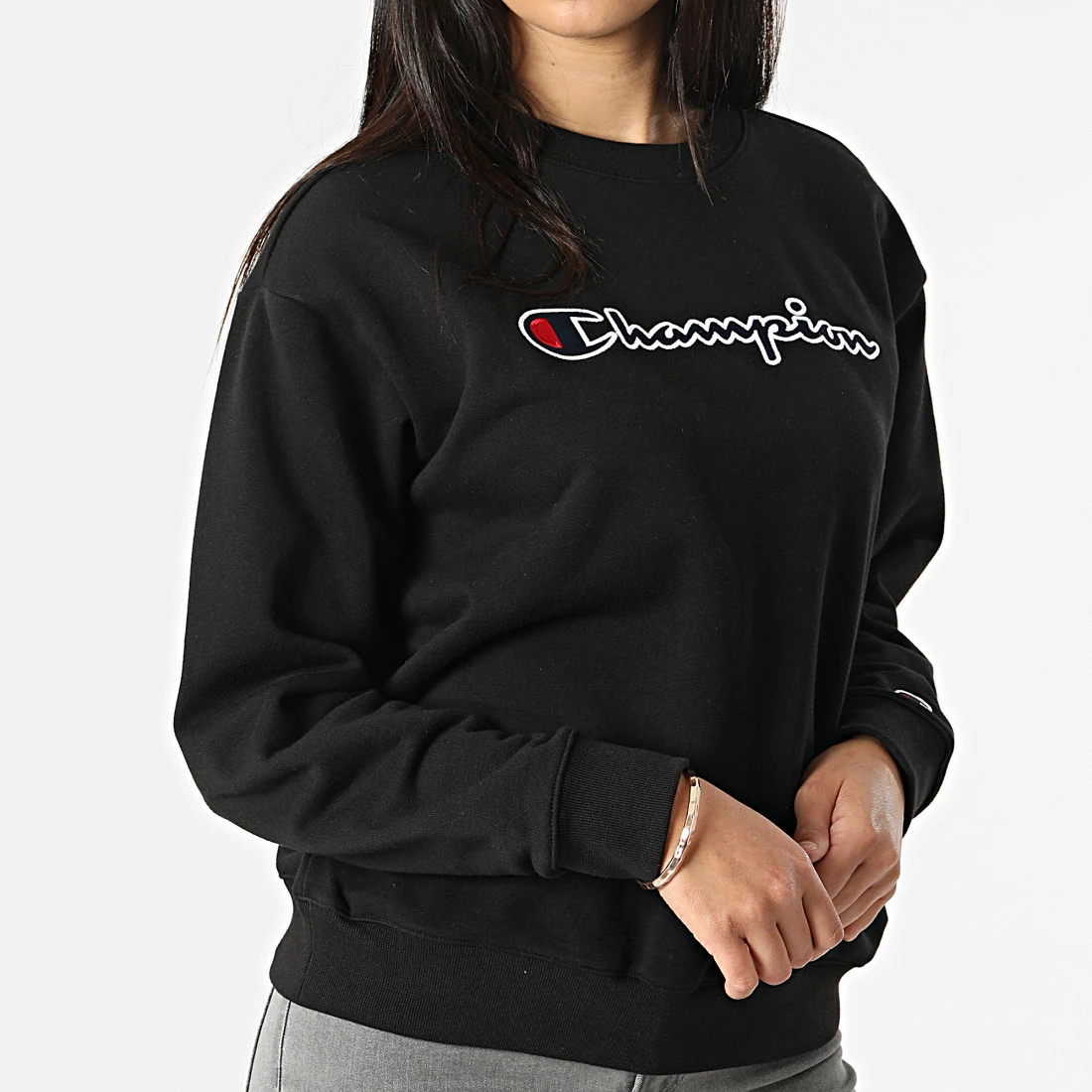 Sweat Crewneck Femme 114922 Noir de Champion 3 Sweat Crewneck Femme 114922 Noir de Champion