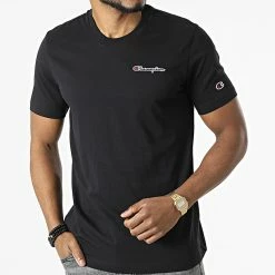 Tee Shirt 217813 Noir de Champion 8 Tee Shirt 217813 Noir de Champion -Champion Soldes champion 312952 217813 KK001 20220407T162826 03