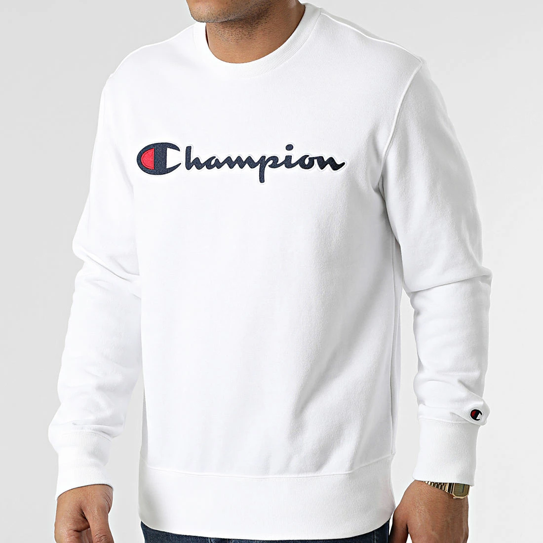 Sweat Crewneck 217061 Blanc de Champion 3 Sweat Crewneck 217061 Blanc de Champion