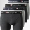 Lot De 4 Boxers U20003 Gris Chiné Gris Anthracite Chiné de Champion -Champion Soldes champion 314597 U20002 EM035 20220511T160859 01