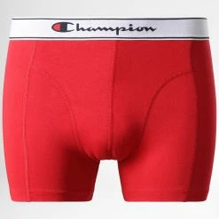 Lot De 2 Boxers U20003 Bleu Marine Rouge de Champion -Champion Soldes champion 314603 U20003 BS517 20220428T154723 03
