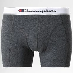 Lot De 2 Boxers U20003 Noir Gris Anthracite Chiné de Champion -Champion Soldes champion 314767 U20003 KK002 20220427T143954 03